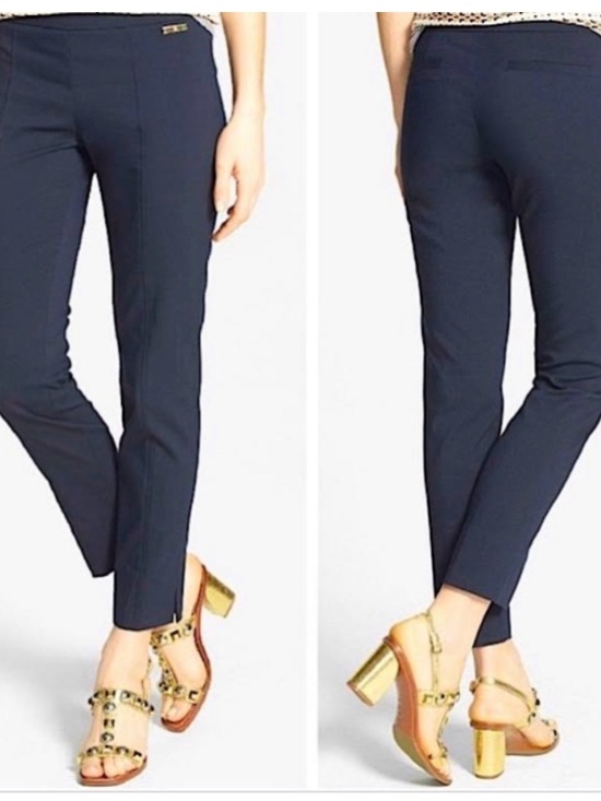 Tory Burch Pants - Tory Burch EUC Callie Skinny Ankle Pants Classic Navy Size 8